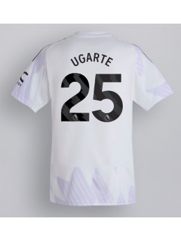 Manchester United Manuel Ugarte #25 Replika Borta Kläder 2025-26 Kortärmad